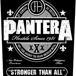 Pantera Backpatch Stronger Than All